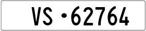 Truck License Plate